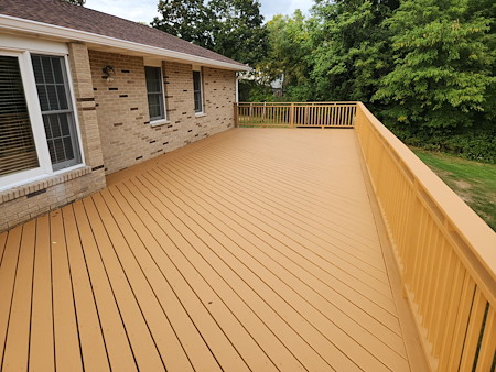 How often should you stain and maintain a wood deck